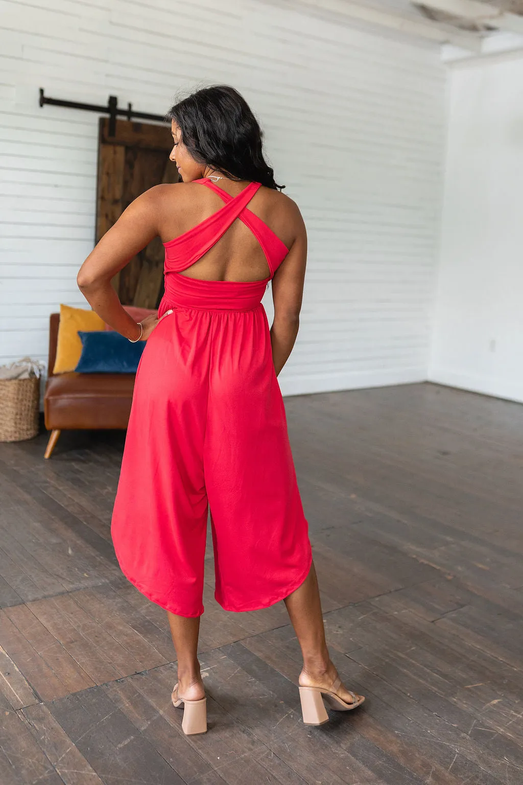 Good Idea Jumpsuit in Red - Eldridge