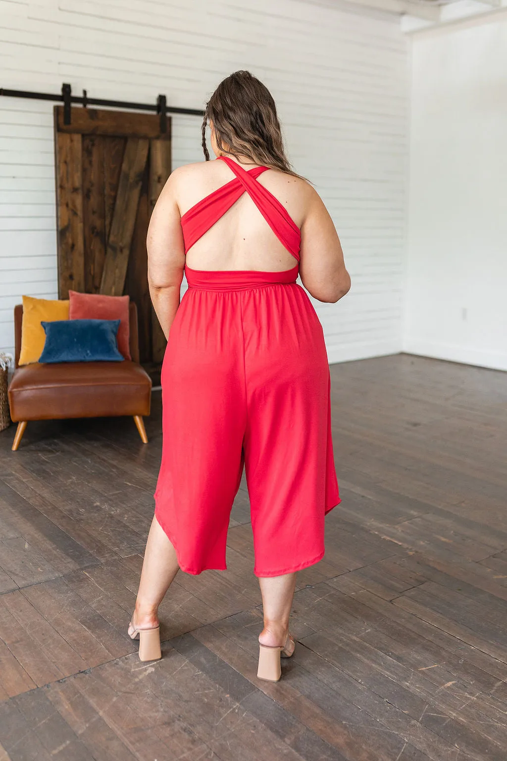 Good Idea Jumpsuit in Red - Eldridge