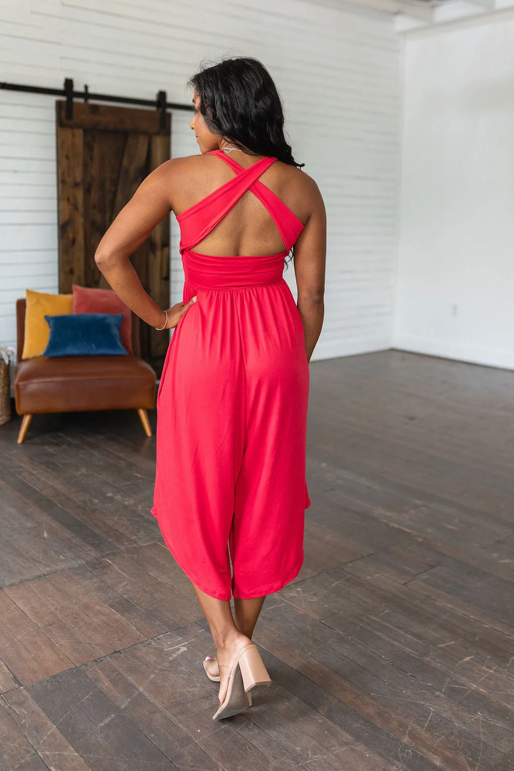 Good Idea Jumpsuit in Red - Eldridge