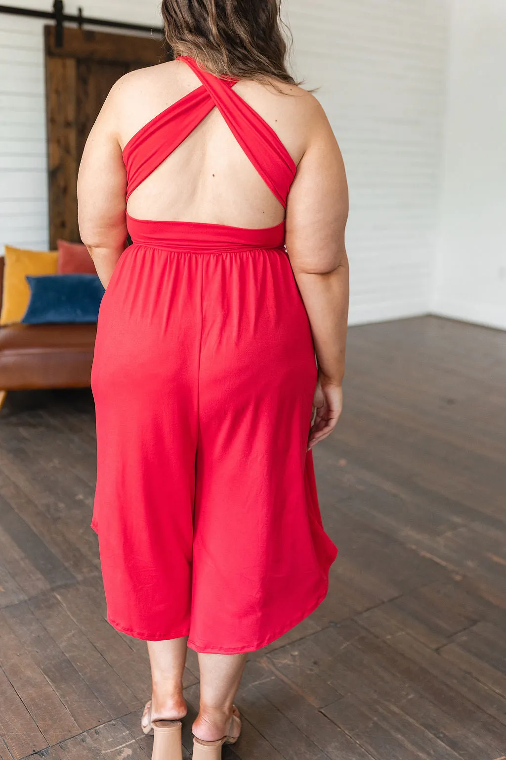 Good Idea Jumpsuit in Red - Eldridge