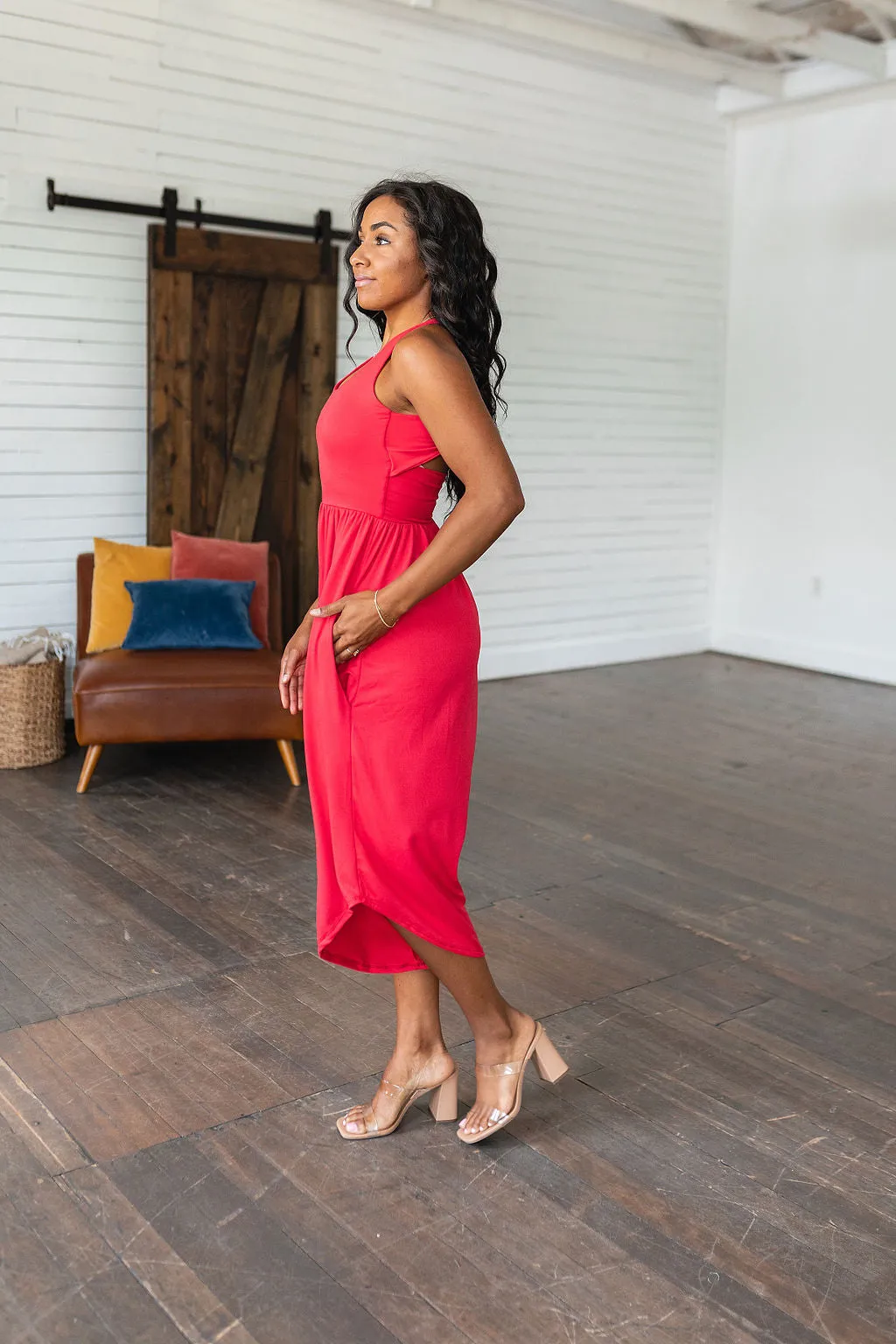 Good Idea Jumpsuit in Red - Eldridge