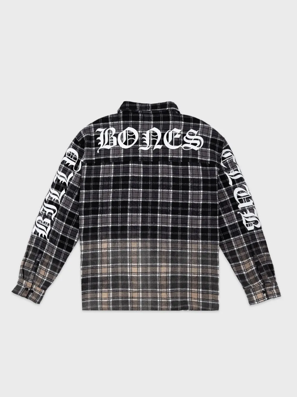 Gothic Flannel Shirt - Dip Dye