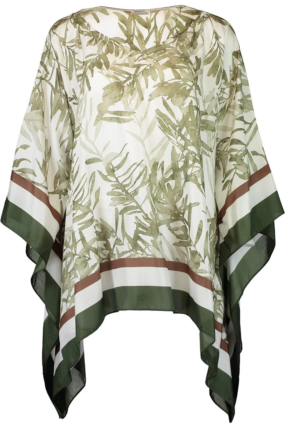 Herbarium Printed Poncho