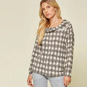 Hound Me On Sweater Poncho