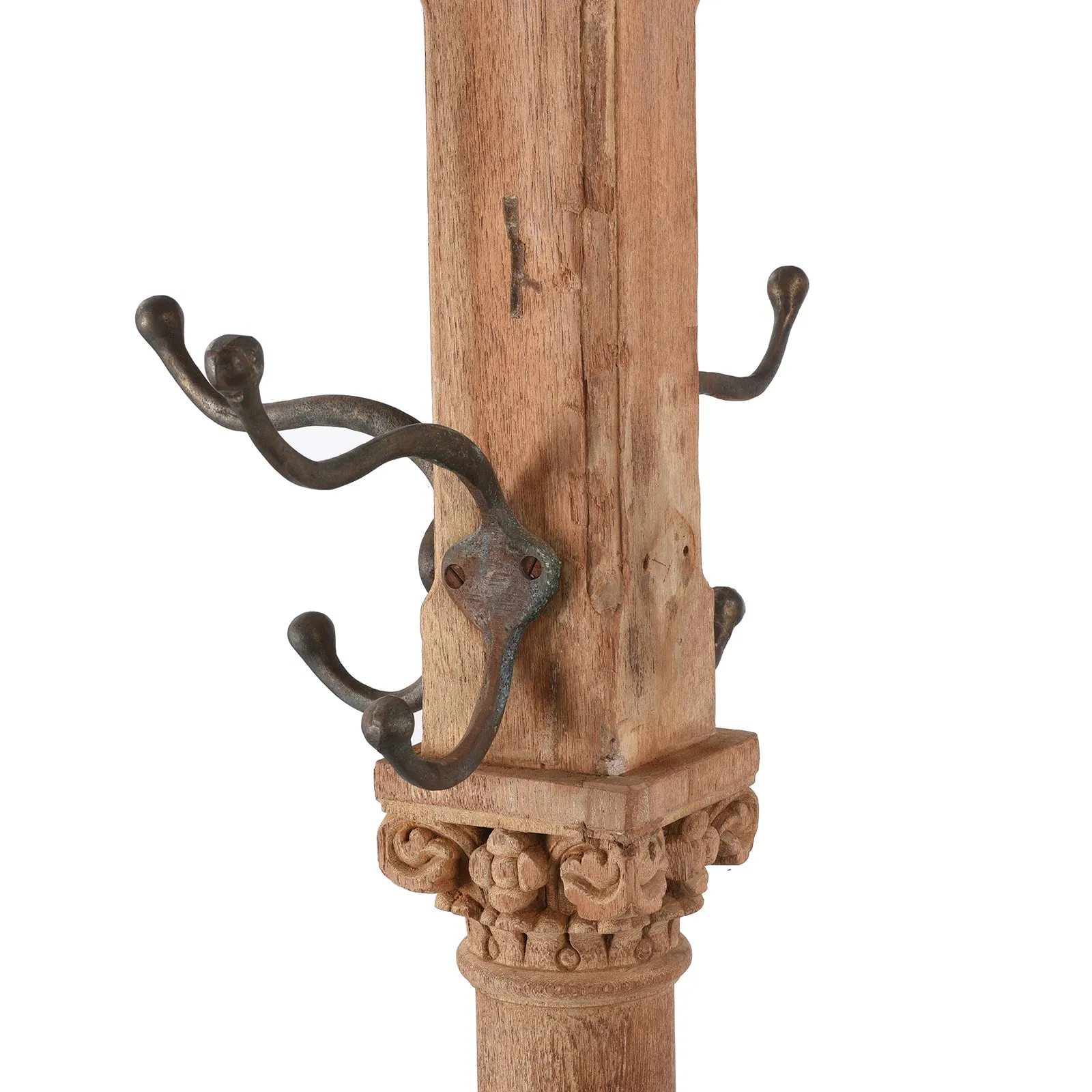 Indian Pillar Coat Stand