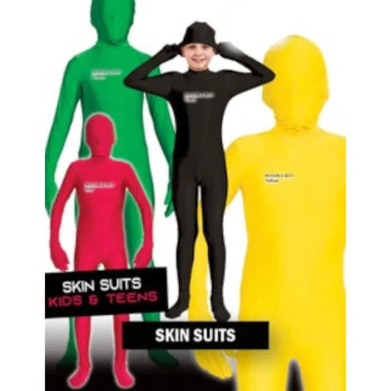 Invisible Man Child Yellow Skin Suit Costume - Teen - Dr Toms