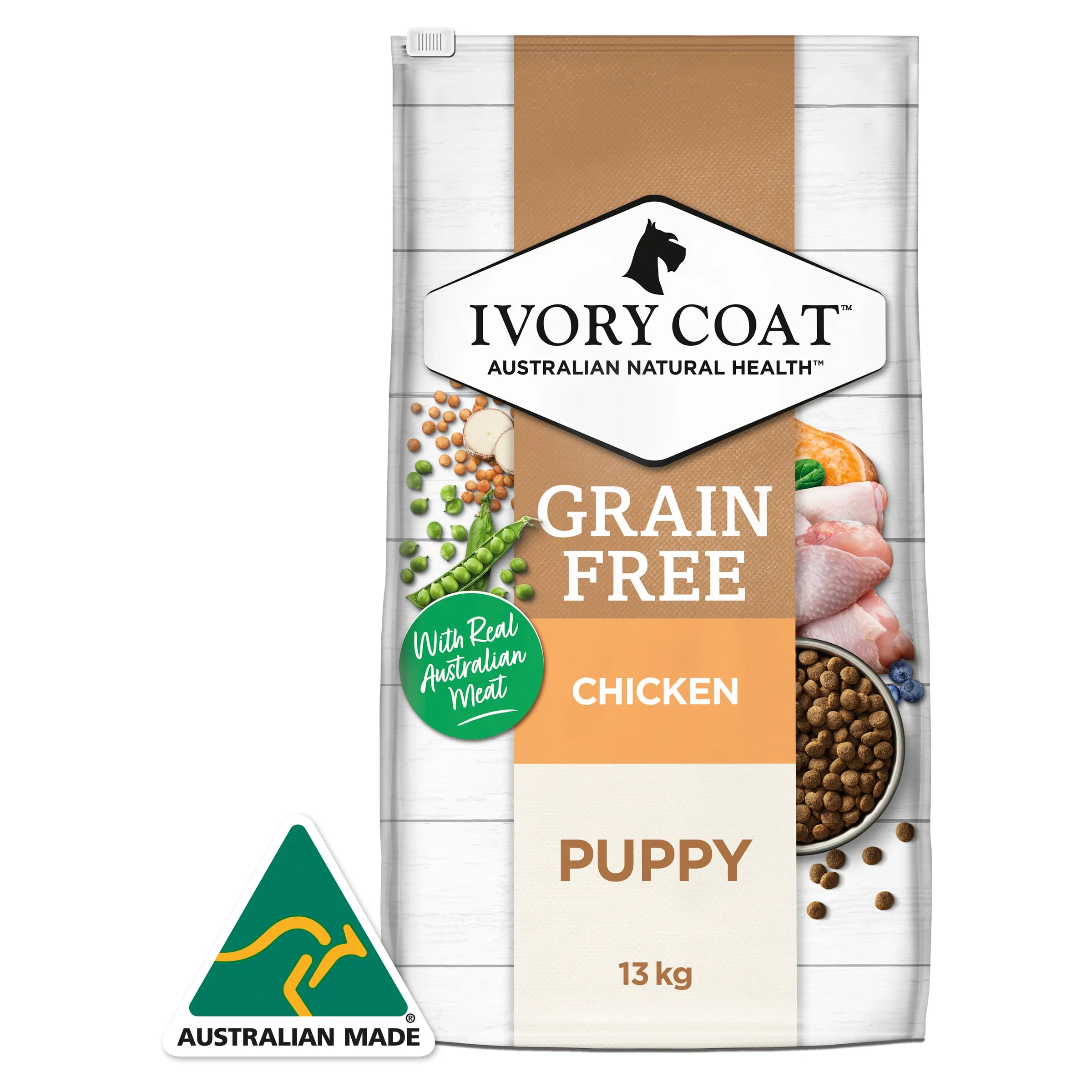 Ivory Coat Puppy Grain Free Chicken Dry Dog Food