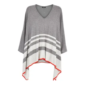 Kendal Striped Poncho