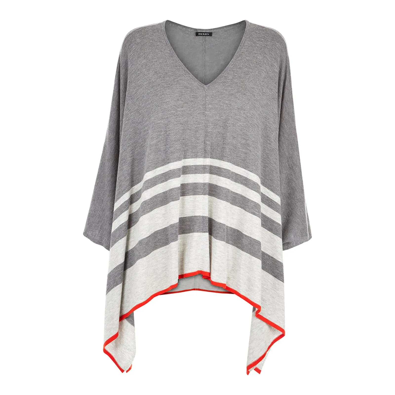 Kendal Striped Poncho