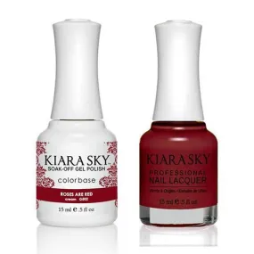 Kiara Sky Classic Gel & Polish Duo - #502 Roses Are Red