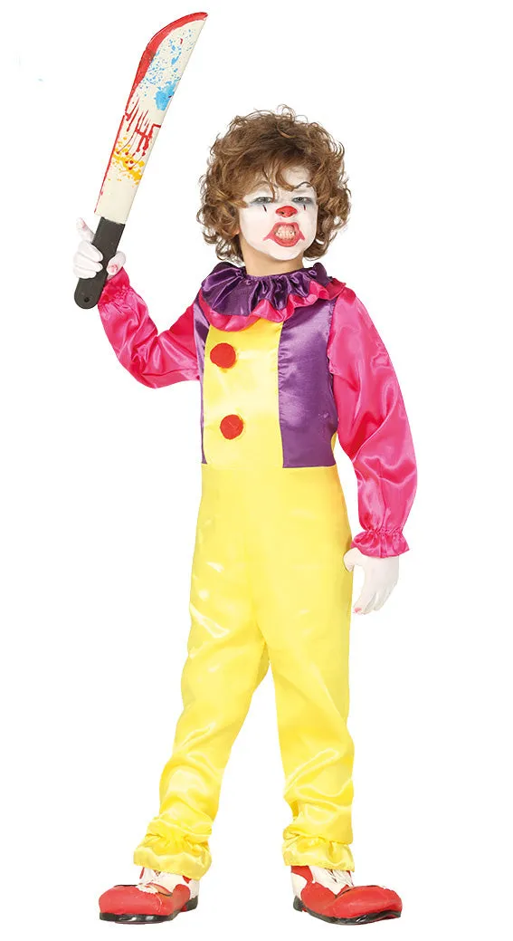 Killer Clown Costume Boys