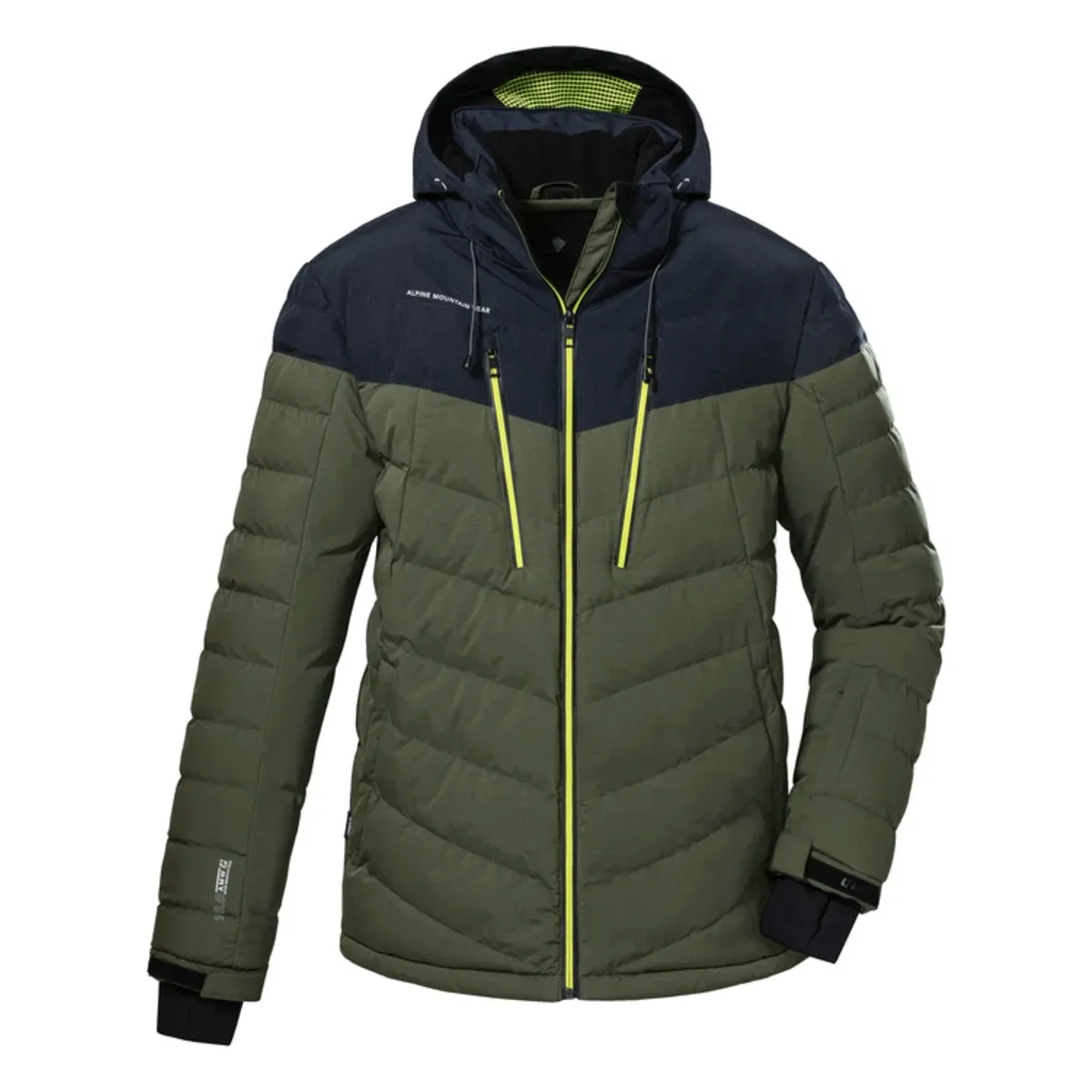 Killtec Men's KSW 115 Quilted Ski Jacket / Dark Moss