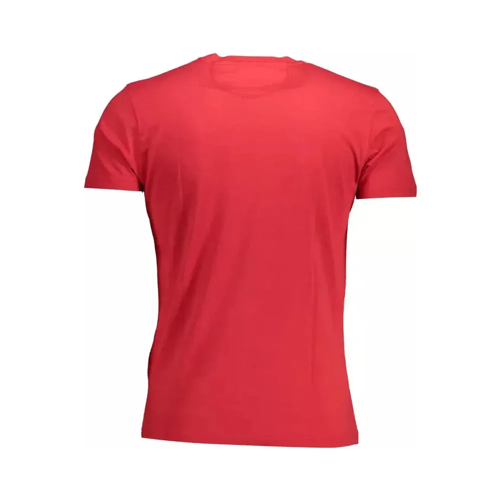 La Martina Red Cotton Men T-Shirt