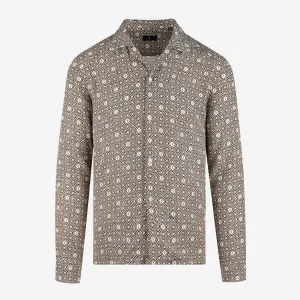 Lewis James Brown Verona Viscose Shirt