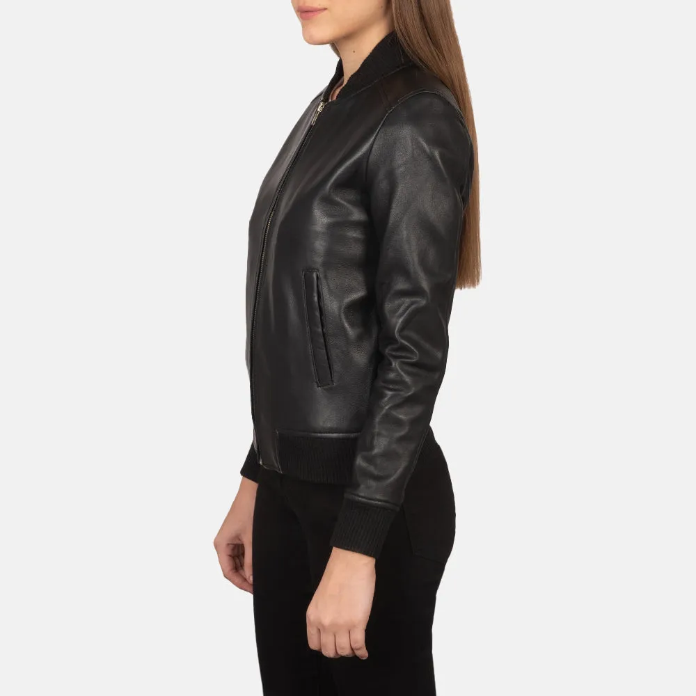 Lucy Black Leather Jacket