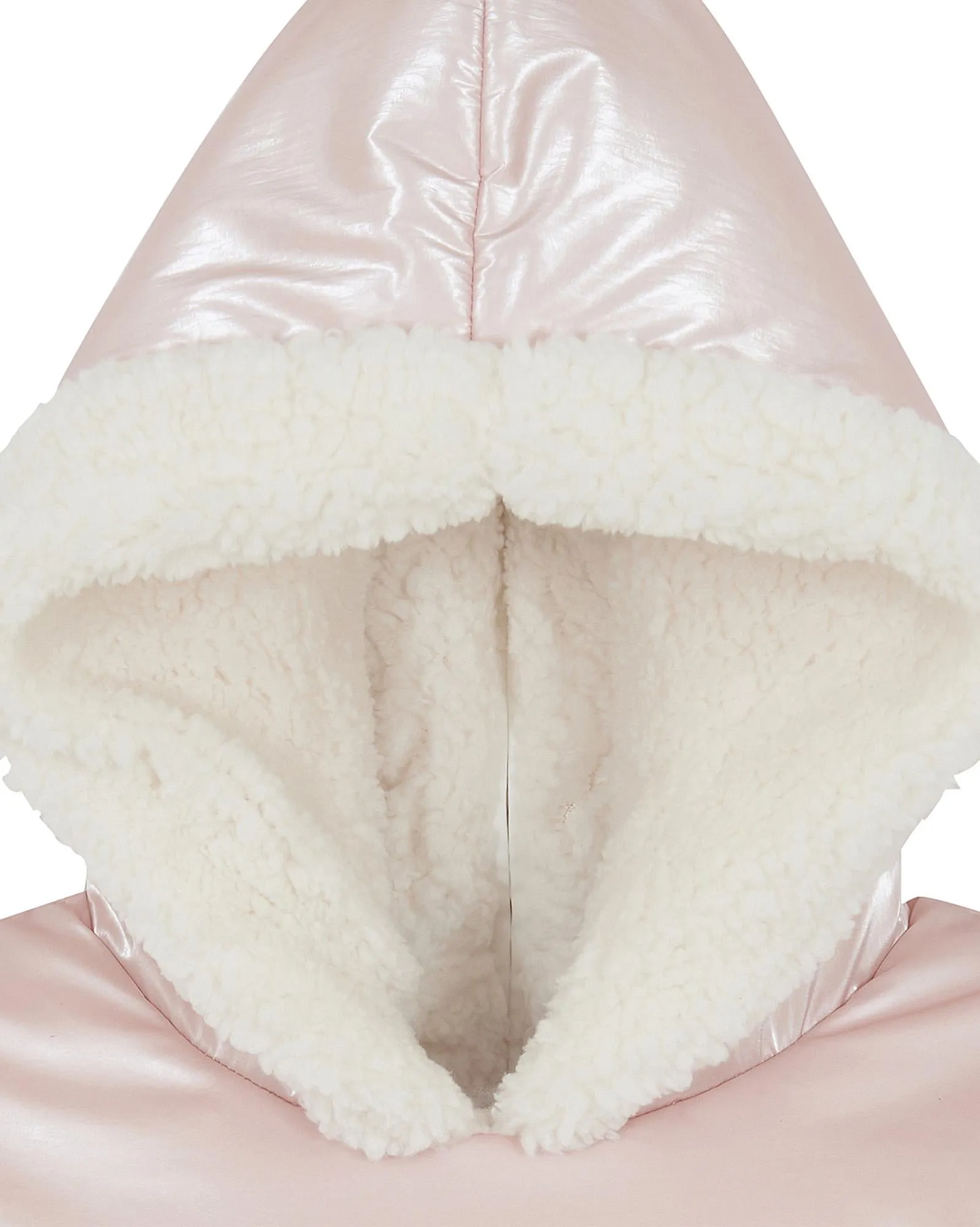 Manteau Camion Rose Bébé En Nylon Irisé