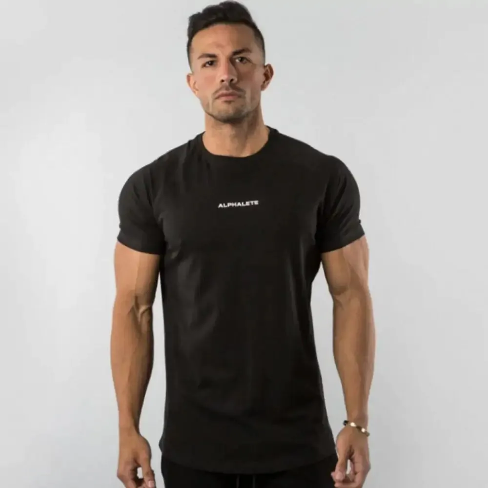 Men Elite Fitted Gym T-Shirt