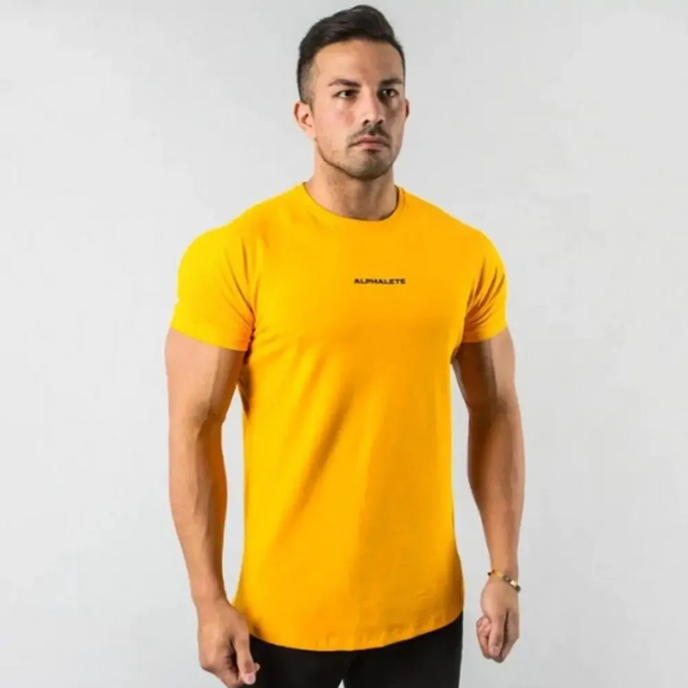 Men Elite Fitted Gym T-Shirt