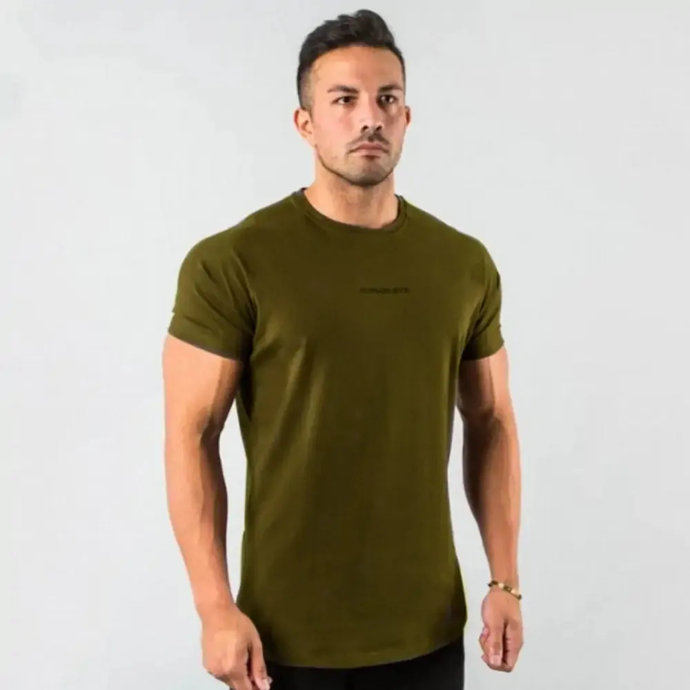 Men Elite Fitted Gym T-Shirt