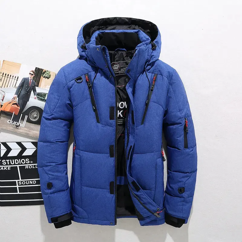 Men  Winter Coat HoodedMens Warm Parkas cho