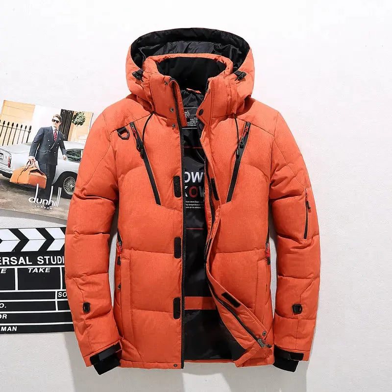 Men  Winter Coat HoodedMens Warm Parkas cho