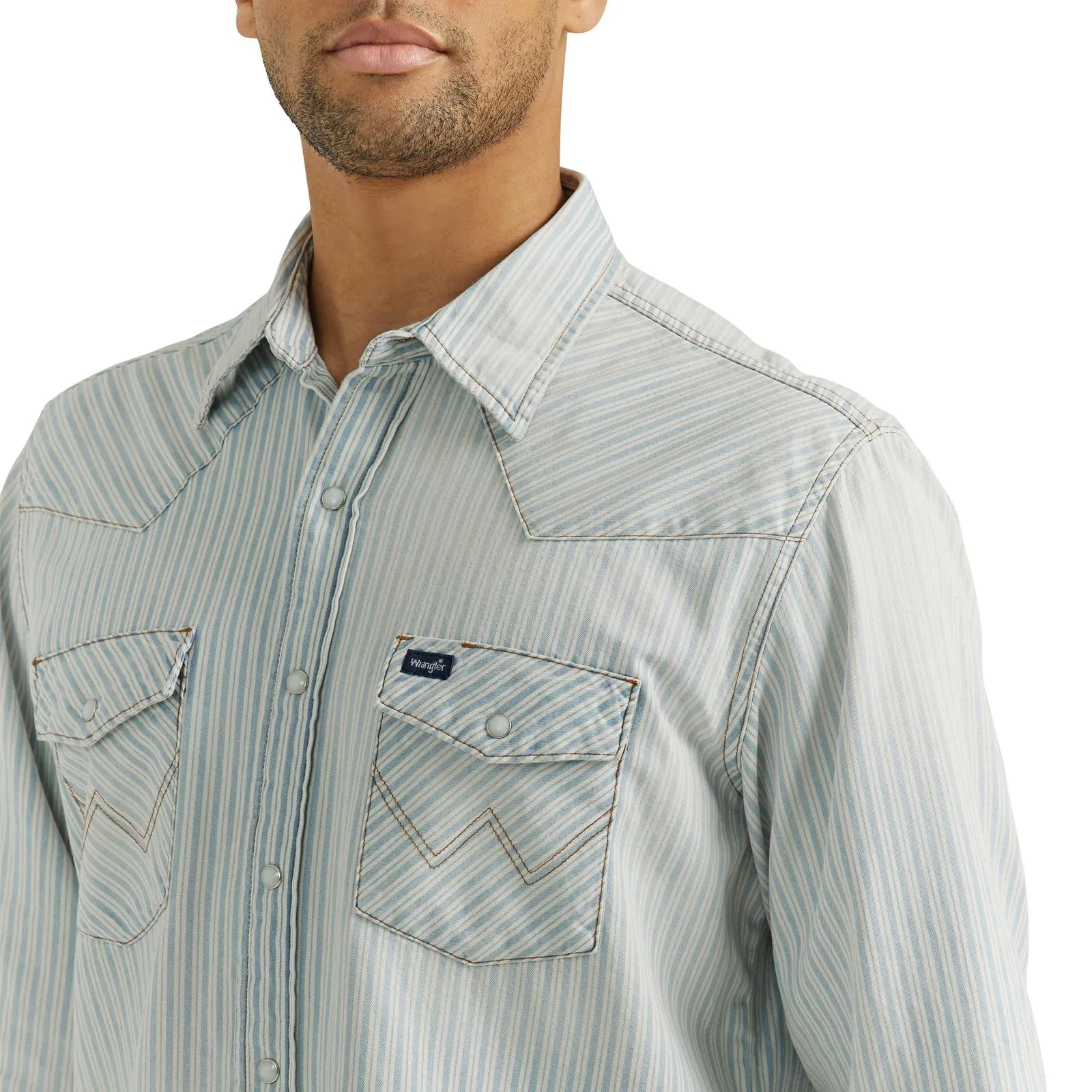 Men's Wrangler Vintage Long Sleeve Shirt - 112353270