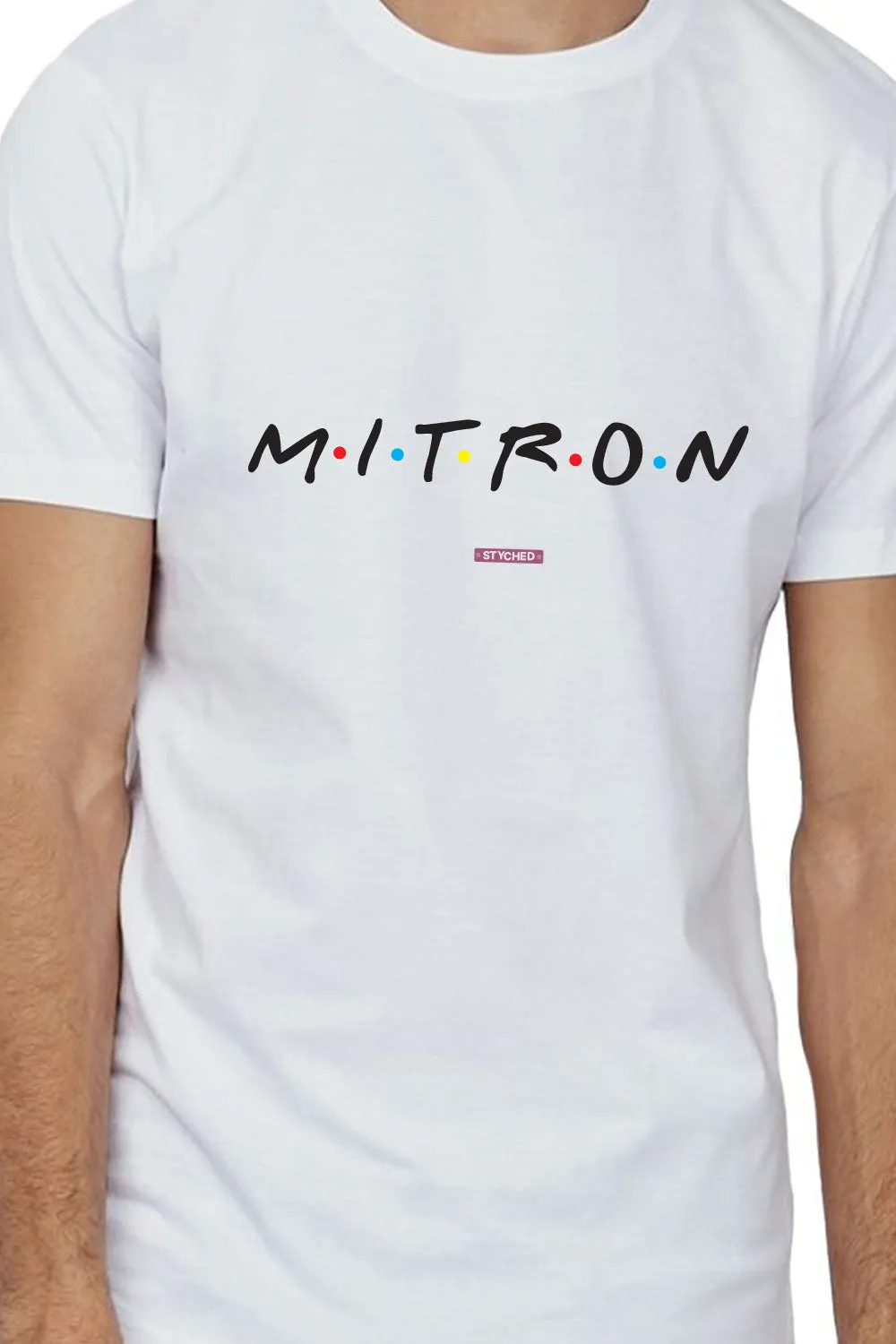 M.I.T.R.O.N - Graphic T-Shirt White Color