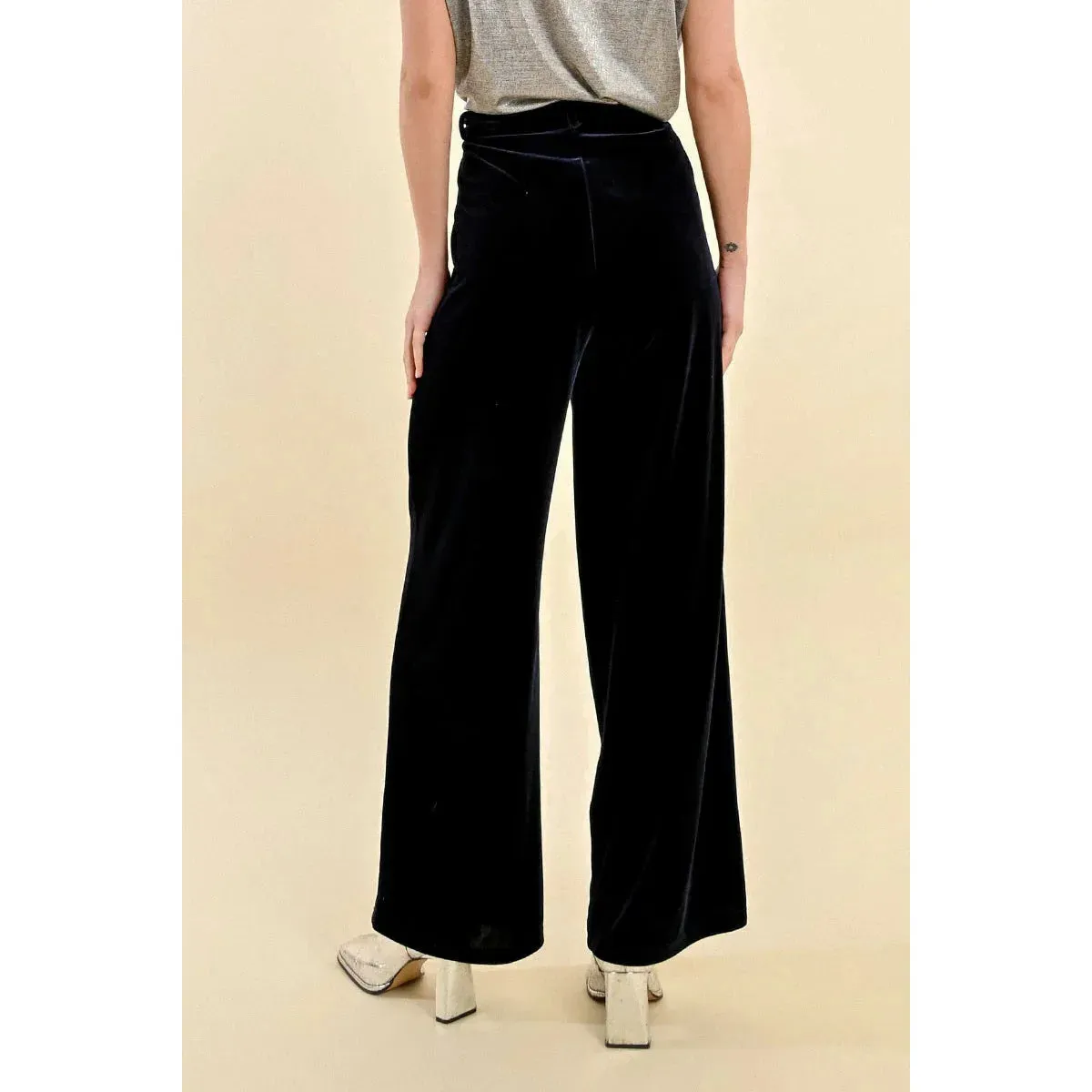 Molly Bracken Flowing Velvet Pants