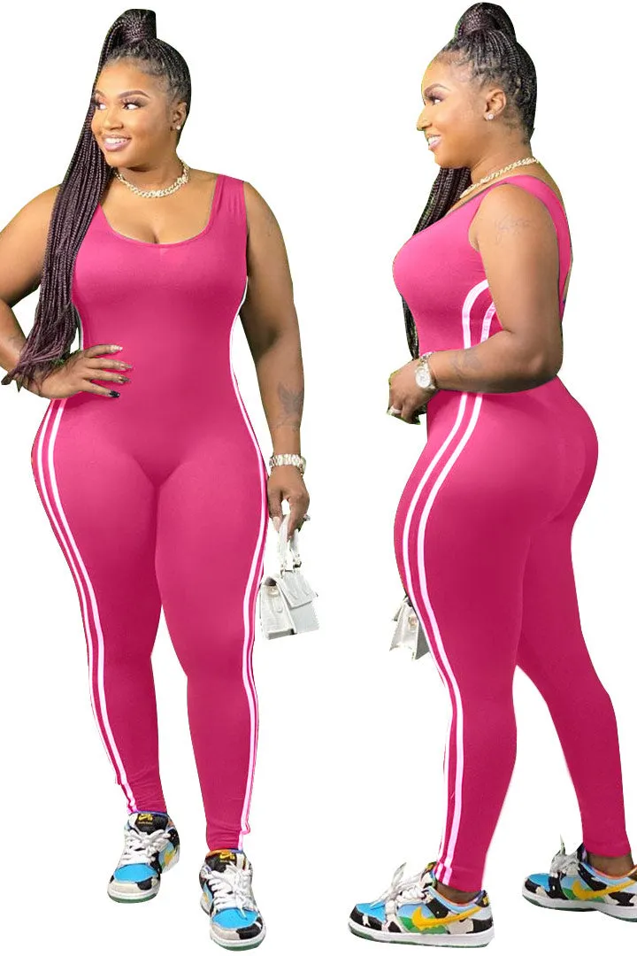 Plus Size Casual Jumpsuit