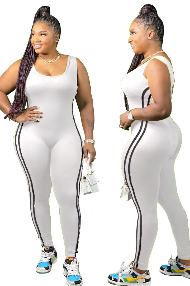 Plus Size Casual Jumpsuit