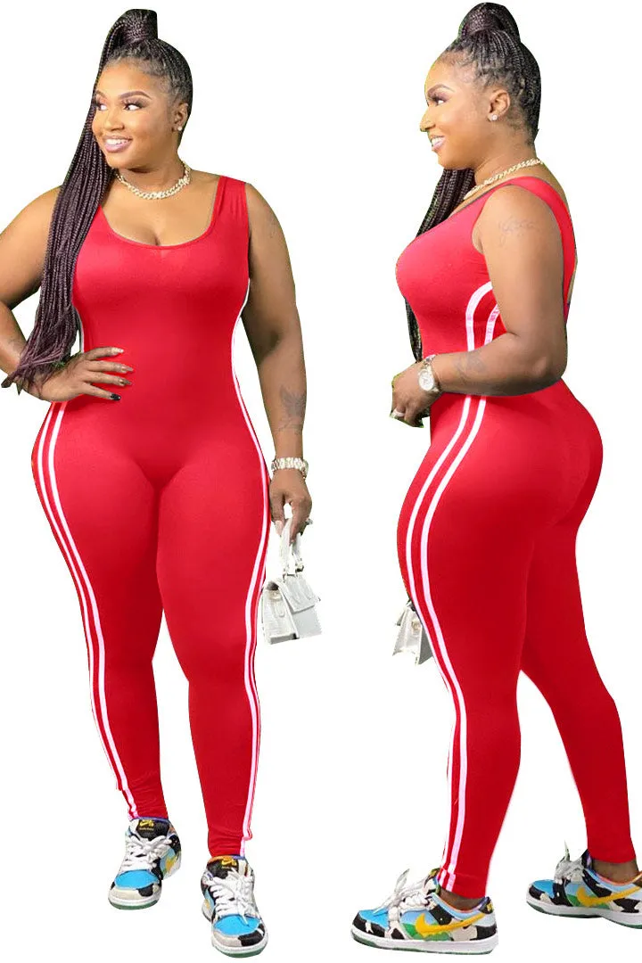 Plus Size Casual Jumpsuit