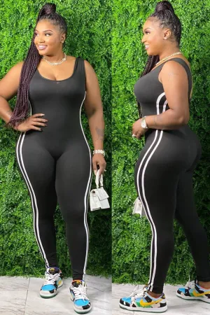 Plus Size Casual Jumpsuit