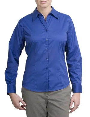 Port Authority - Ladies Lightweight Stretch Poplin Shirt.  L626