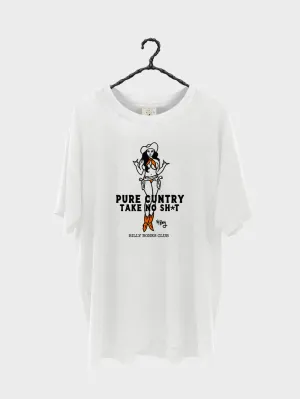 Pure C*ntry Tee - Vintage White