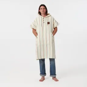 Slowtide Baja Stripe LG/XL Poncho-Cream