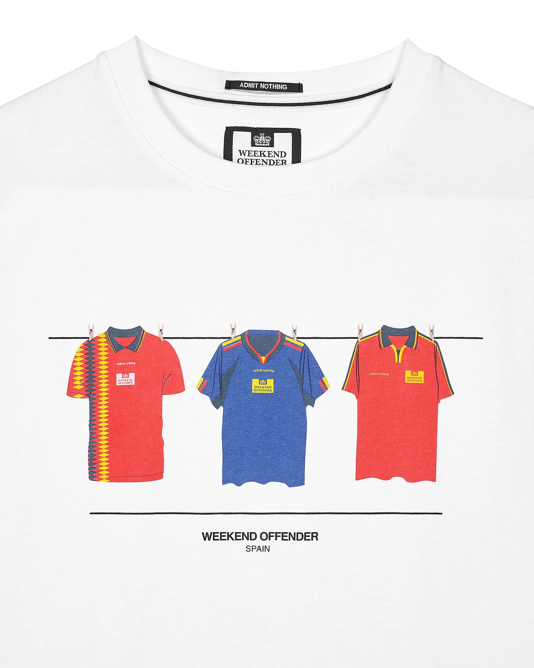 Spain Shirts T-Shirt White