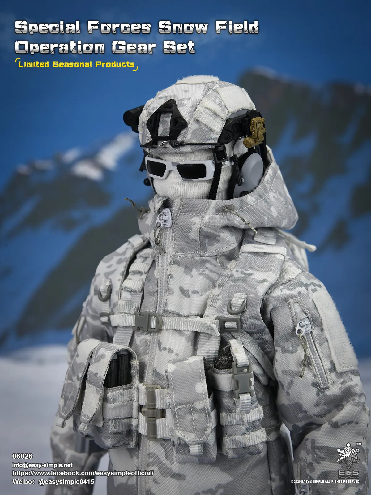 Special Forces Snow Field Ops Gear Set - MINT IN BOX