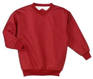 Sport-Tek - Youth Nylon V-Neck Wind Shirt.  YJP72