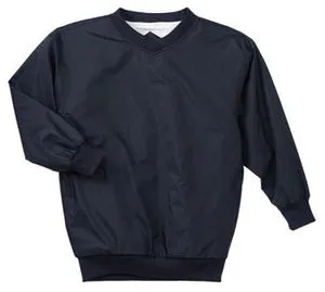 Sport-Tek - Youth Nylon V-Neck Wind Shirt.  YJP72