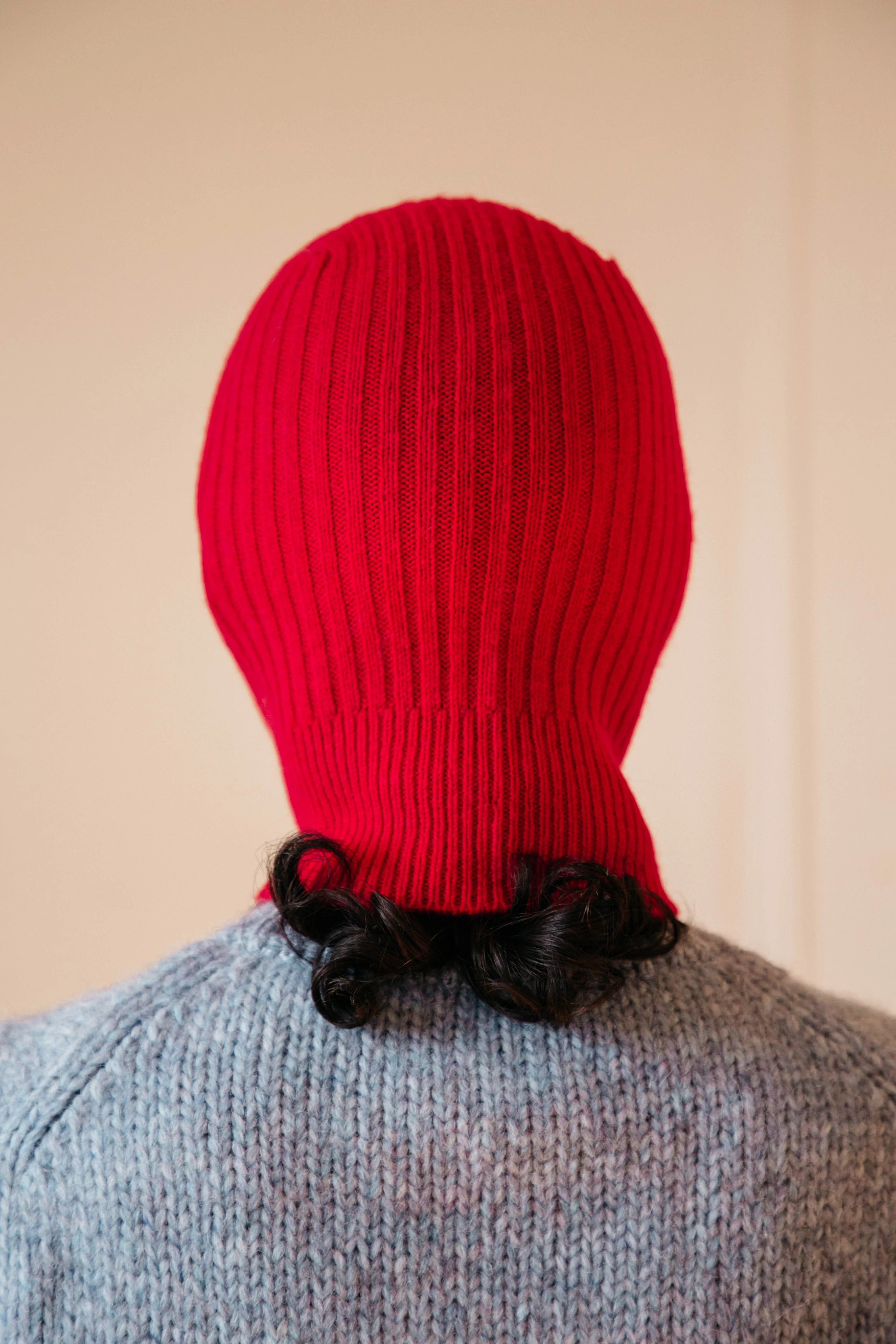 Tilla Cashmere Balaclava - Poppy