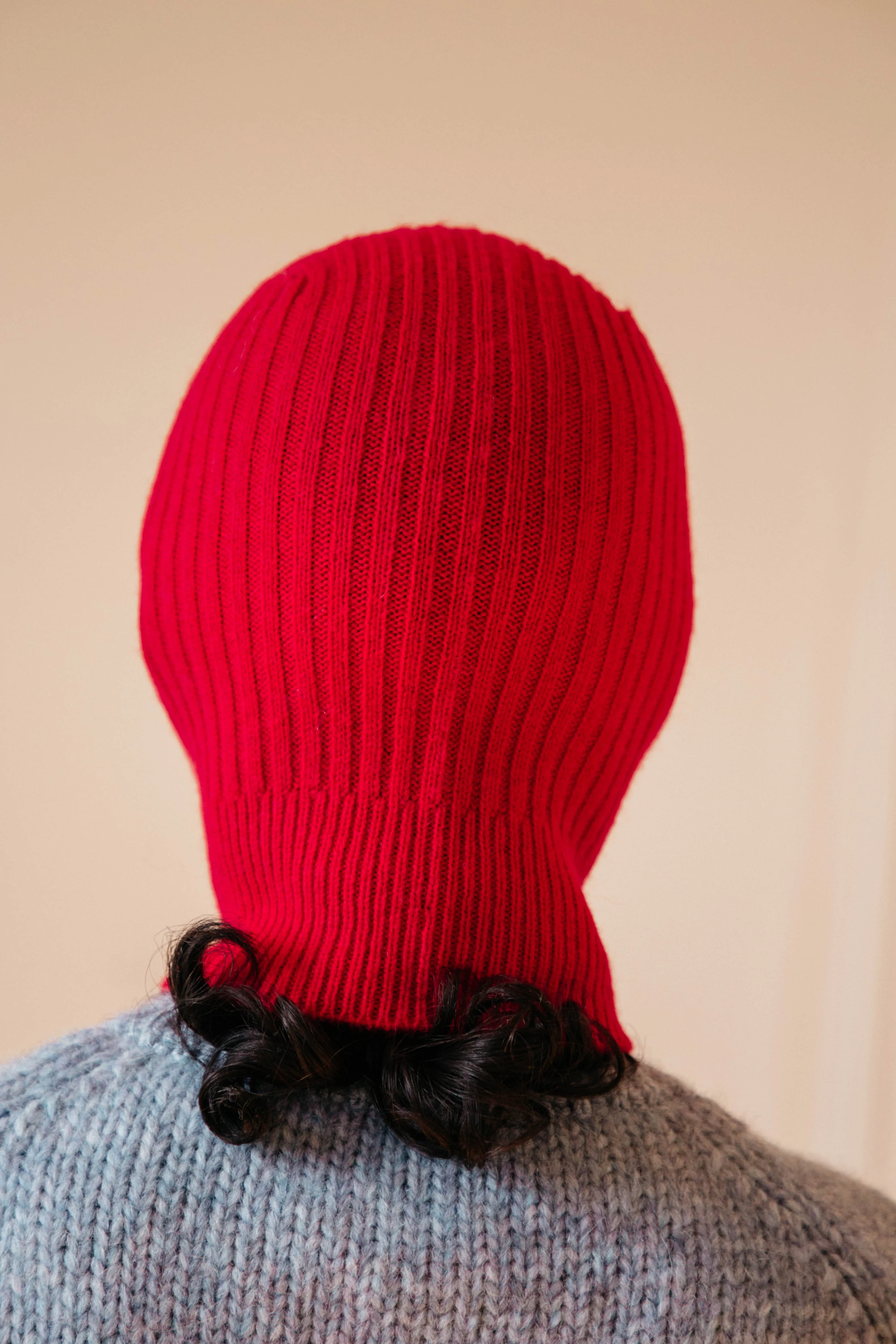 Tilla Cashmere Balaclava - Poppy