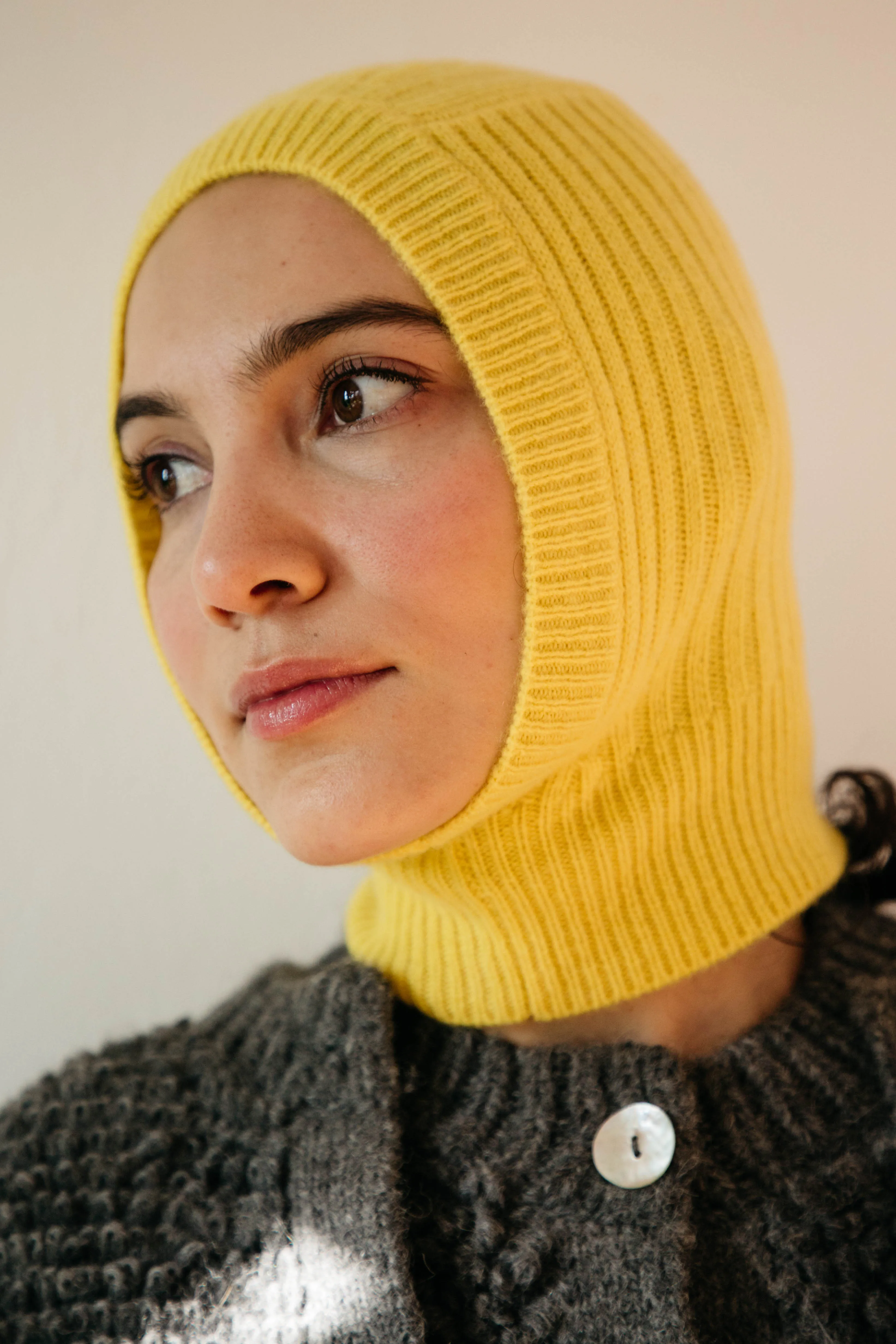 Tilla Cashmere Balaclava - Sunshine