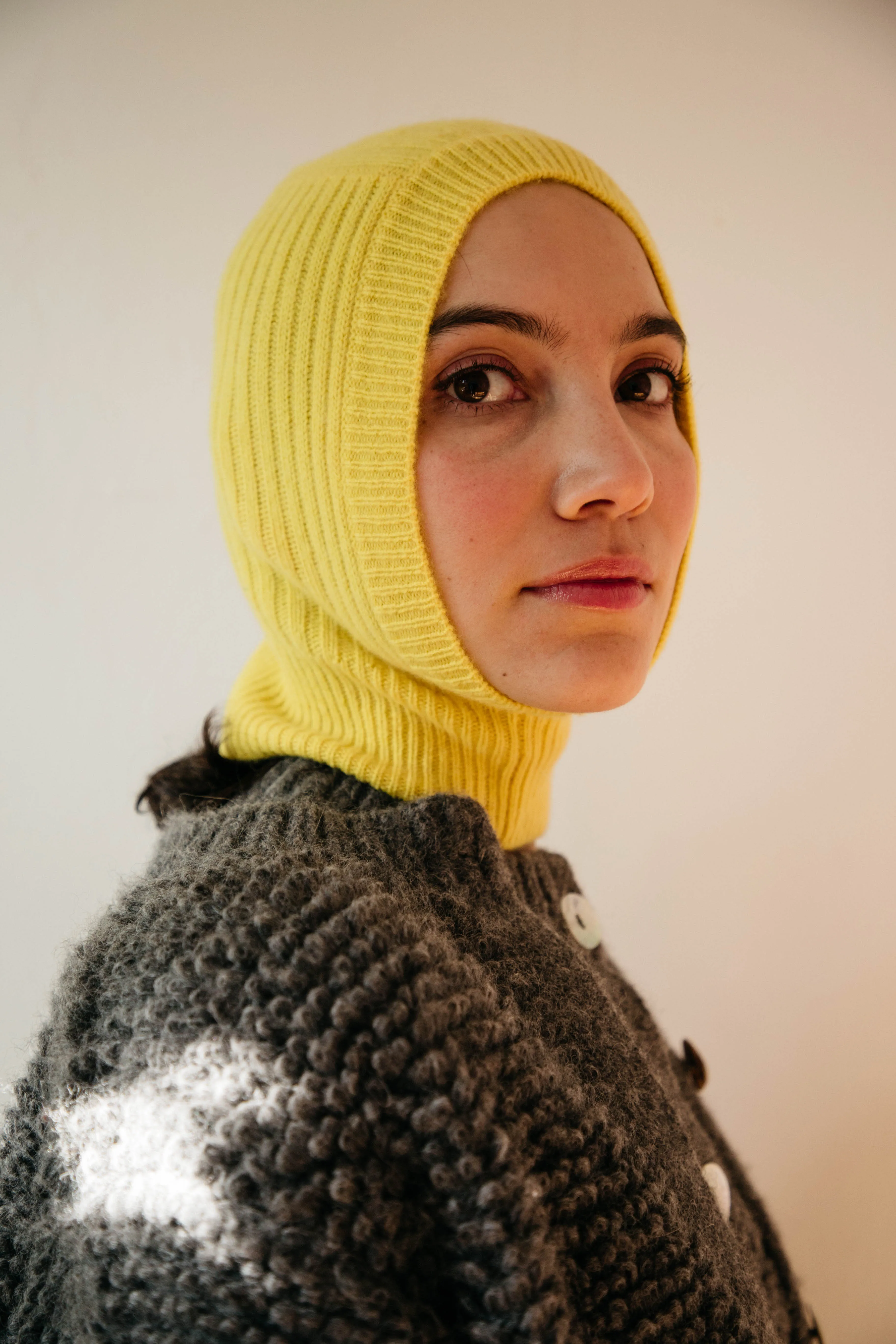 Tilla Cashmere Balaclava - Sunshine