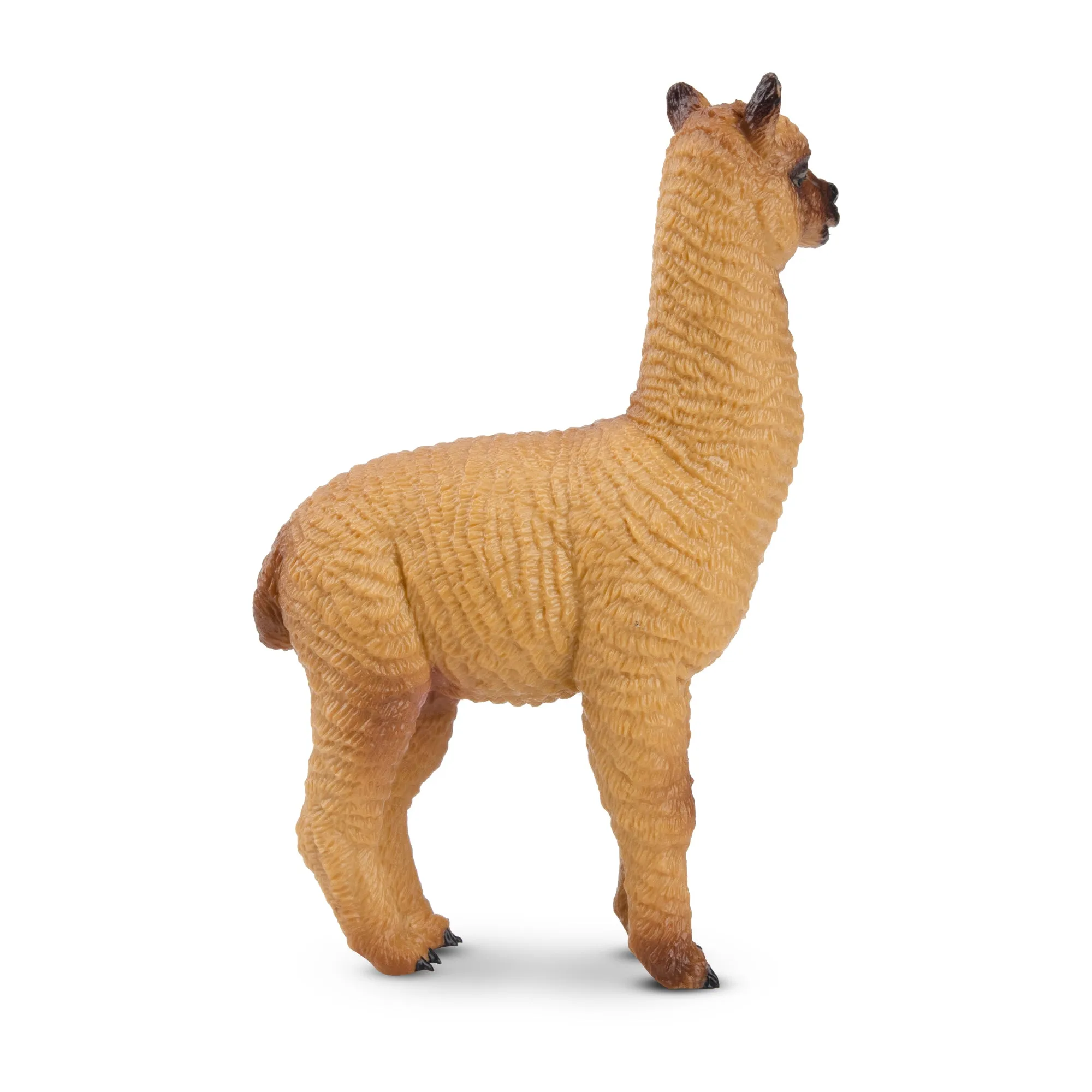 Toymany Brown Male Alpaca Figurine Toy