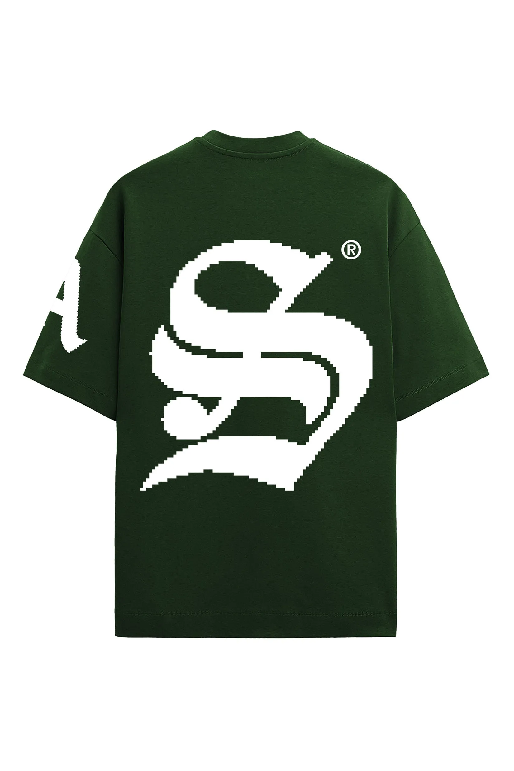 WalaWali 'BIT-MAP' CAS Logo Green Tee