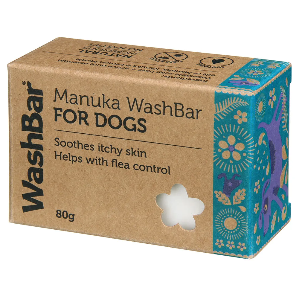 WashBar Manuka Soap Bar For Dogs 80g