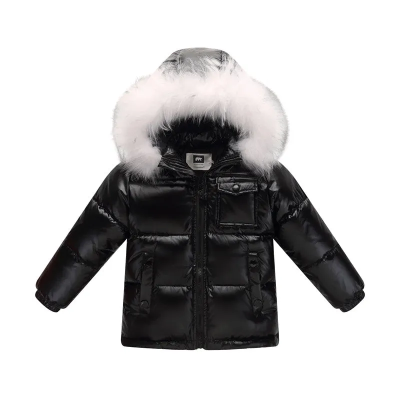 Winter jacket parka for boys coats girls jackets children's clothing snow wear kids outerwear toddler boy clothes