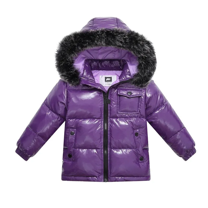 Winter jacket parka for boys coats girls jackets children's clothing snow wear kids outerwear toddler boy clothes