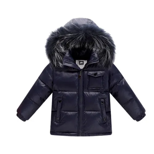 Winter jacket parka for boys coats girls jackets children's clothing snow wear kids outerwear toddler boy clothes