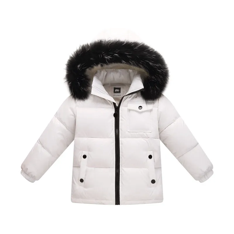 Winter jacket parka for boys coats girls jackets children's clothing snow wear kids outerwear toddler boy clothes